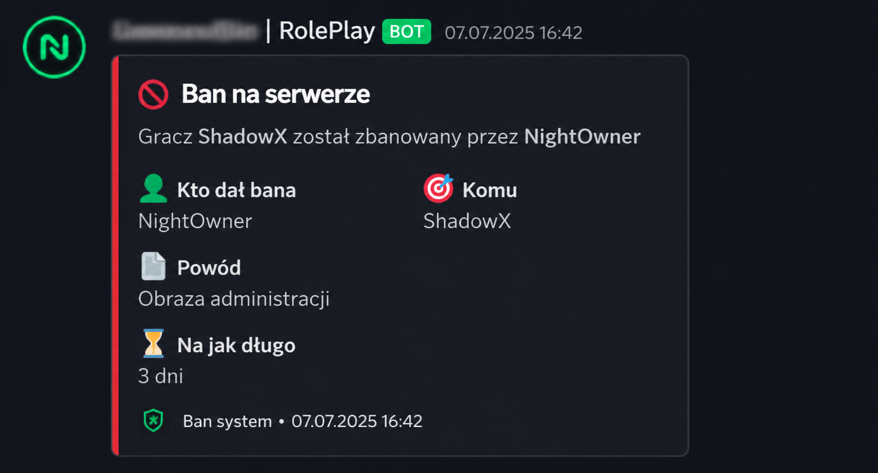 Podgląd realizacji FiveM